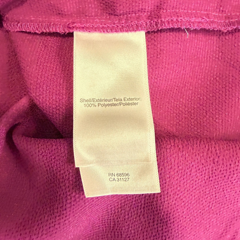 DKNY Magenta Purple Ruffle V-Neck Sleeveless Blouse‎ XL - Picture 4 of 6